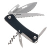 Нож перочинный Stinger, 103 мм, 10 функций, материал рукояти: АБС-пластик (черный)