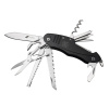 Нож перочинный Stinger, 96 мм, 15 функций, материал рукояти: алюминий (черный)