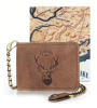 Бумажник с металлической цепочкой «Harry Deer» KLONDIKE 1896 KD1015-02
