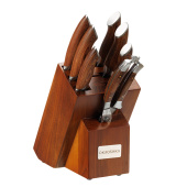 Набор кухонных ножей Truffle в подставке, 6 ножей, ножницы OKROSHKA OK120PW-SET