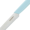 Нож для стейка Salad, лезвие 12 см, с серрейторной заточкой, голубая ручка OKROSHKA OK225P-BL-STS