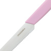 Нож для стейка Salad, лезвие 12 см, с серрейторной заточкой, розовая ручка OKROSHKA OK225P-PN-STS