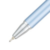 Ручка шариковая Pierre Cardin ACTUEL. Цвет - серебристо-голубой. Упаковка Р-1