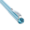 Ручка шариковая Pierre Cardin ACTUEL. Цвет - голубой металлик. Упаковка Р-1