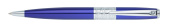 Ручка шариковая Pierre Cardin BARON, цвет - синий металлик. Упаковка В. 