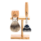 Бритвенный набор: станок, помазок, подставка IL CEPPO SET-S11461FT